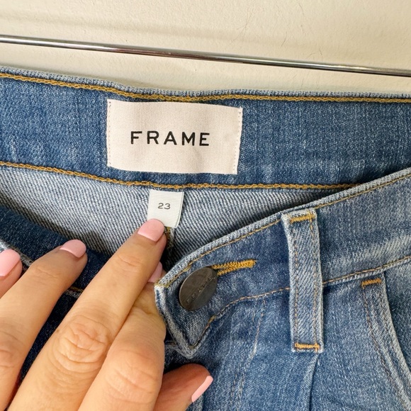 Frame Denim Barker High Rise Jeans Size 23 - Picture 4 of 5